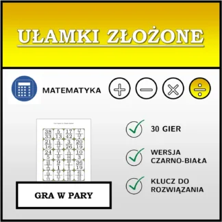 Gra w pary: Ułamki złożone