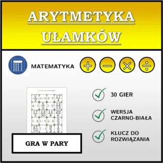 Gra w pary: Arytmetyka ułamków