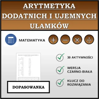 Dopasowanka: Arytmetyka dodatnich i ujemnych ułamków