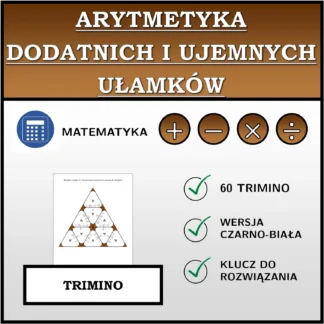 Trimino: Arytmetyka dodatnich i ujemnych ułamków