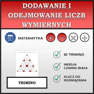 Trimino: Dodawanie i odejmowanie liczb wymiernych