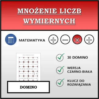 Domino: Mnożenie liczb wymiernych