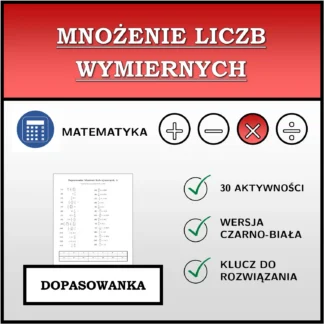 Dopasowanka: Mnożenie liczb wymiernych