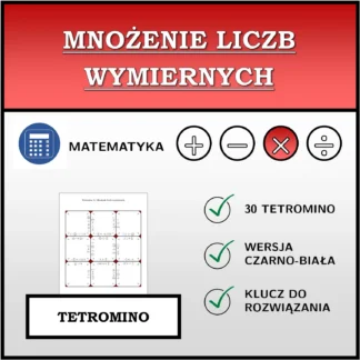 Tetromino: Mnożenie liczb wymiernych