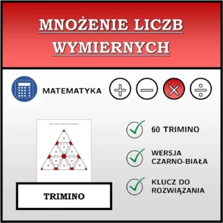 Trimino: Mnożenie liczb wymiernych