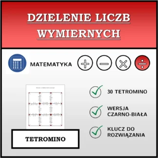 Tetromino: Dzielenie liczb wymiernych