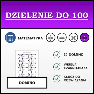 Domino: Dzielenie do 100