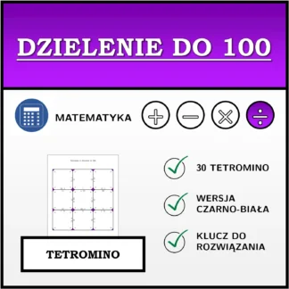 Tetromino: Dzielenie do 100