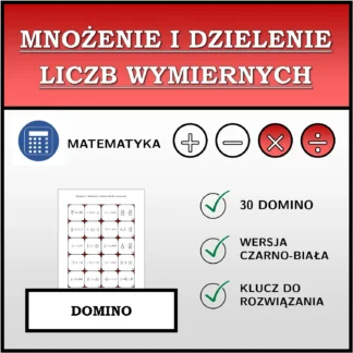 Domino: Mnożenie i dzielenie liczb wymiernych