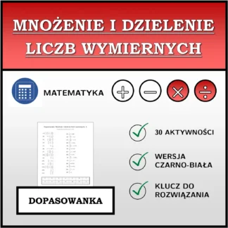 Dopasowanka: Mnożenie i dzielenie liczb wymiernych