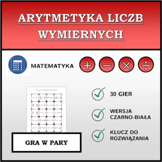 Gra w pary: Arytmetyka liczb wymiernych