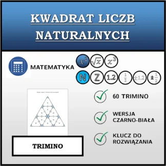 Trimino: Kwadrat liczb naturalnych