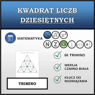 Trimino: Kwadrat liczb dziesiętnych
