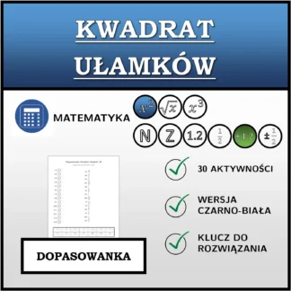Dopasowanka: Kwadrat ułamków