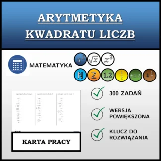 Karta pracy: Arytmetyka kwadratu liczb